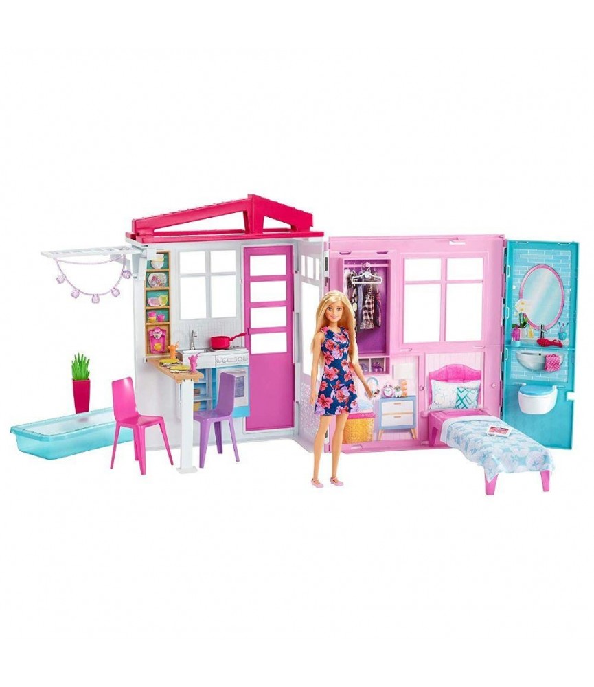 Mattel- Casa Da Barbie Com Boneca
