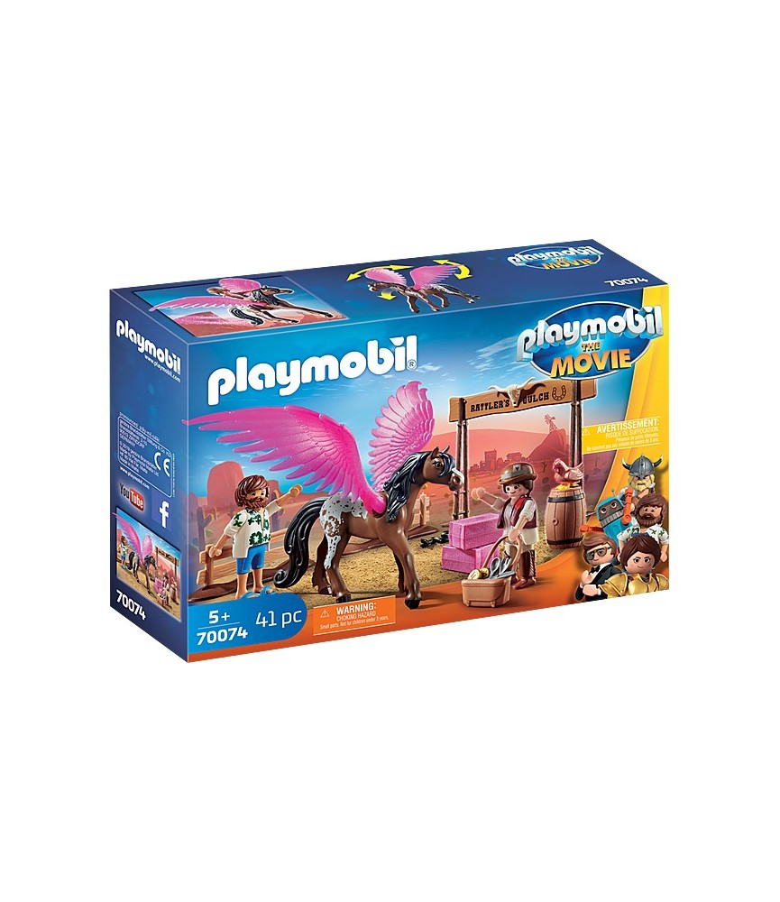 THE MOVIE Marla, Del e Cavalo com Asas - Playmobil