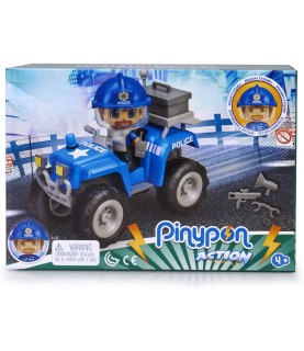 PinyPon Action Polícia Com Carro 700015582