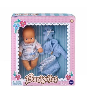 Barriguitas - Set Bebé e Roupinha Azul