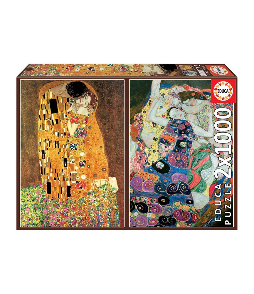 Educa Puzzle 2 x 1000 Peças Gustav Klimt -18488
