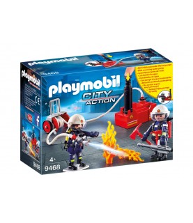 Playmobil City Action Bomberos con Bomba de Agua