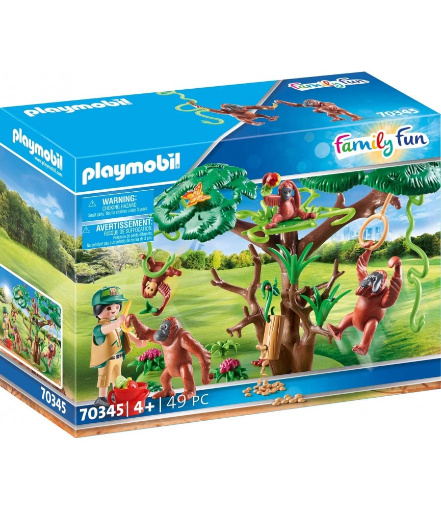 Playmobil Orangotangos Na  Arvore