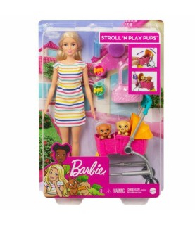Barbie Passeio c/ seus Cãezinhos