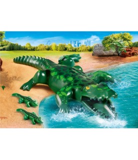 Playmobil Zoo-Crocodilo Com Bebés-70358
