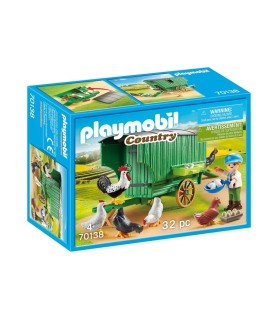 Playmobil Country - Galinheiro Móvel - 70138