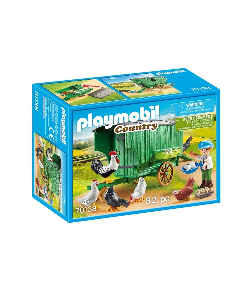 Playmobil Country - Galinheiro Móvel - 70138