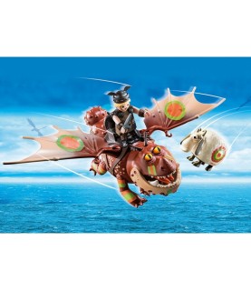 Playmobil Dragons: Dragon Racing Perna-de-Peixe e Carne Alada - 70729