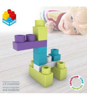 Cubos blocos de construção 35 peças Color Block Maxi-49285