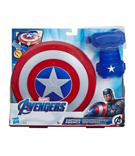 Hasbro Os Vingadores - Capitão América Escudo e Luva Magnética