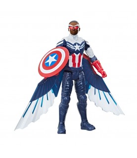 Figura Titan Capitan America Falcon Y El Soldado De Inverno