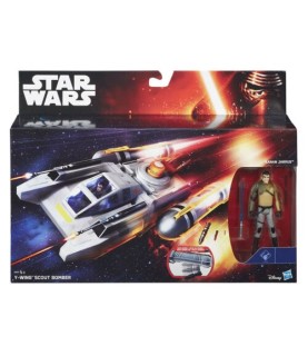 Star Wars Rebels Y-WING SCOUT BOMBER & 3.75" KANAN JARRUS Figure by Hasbro