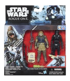 Star Wars Rogue One Rebel Commander Pao/Death Trooper Action Figures New Sealed