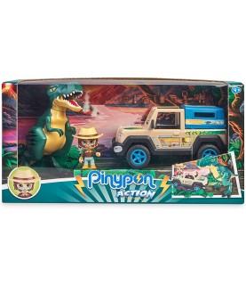 Pinypon Action - Wild Pick Up Com Dinossauro T-Rex