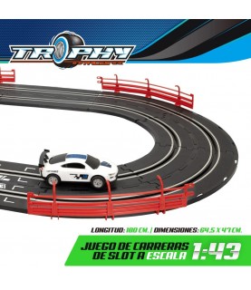 Circuito de carro elétrico com 2 carros Speed & Go - 46838
