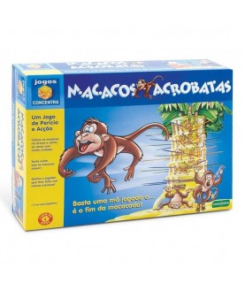 Concentra Jogo Mesa Macacos Acrobatas