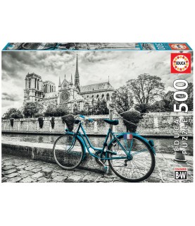 Educa Puzzle - 500 PÇS - Bicicleta com Flores