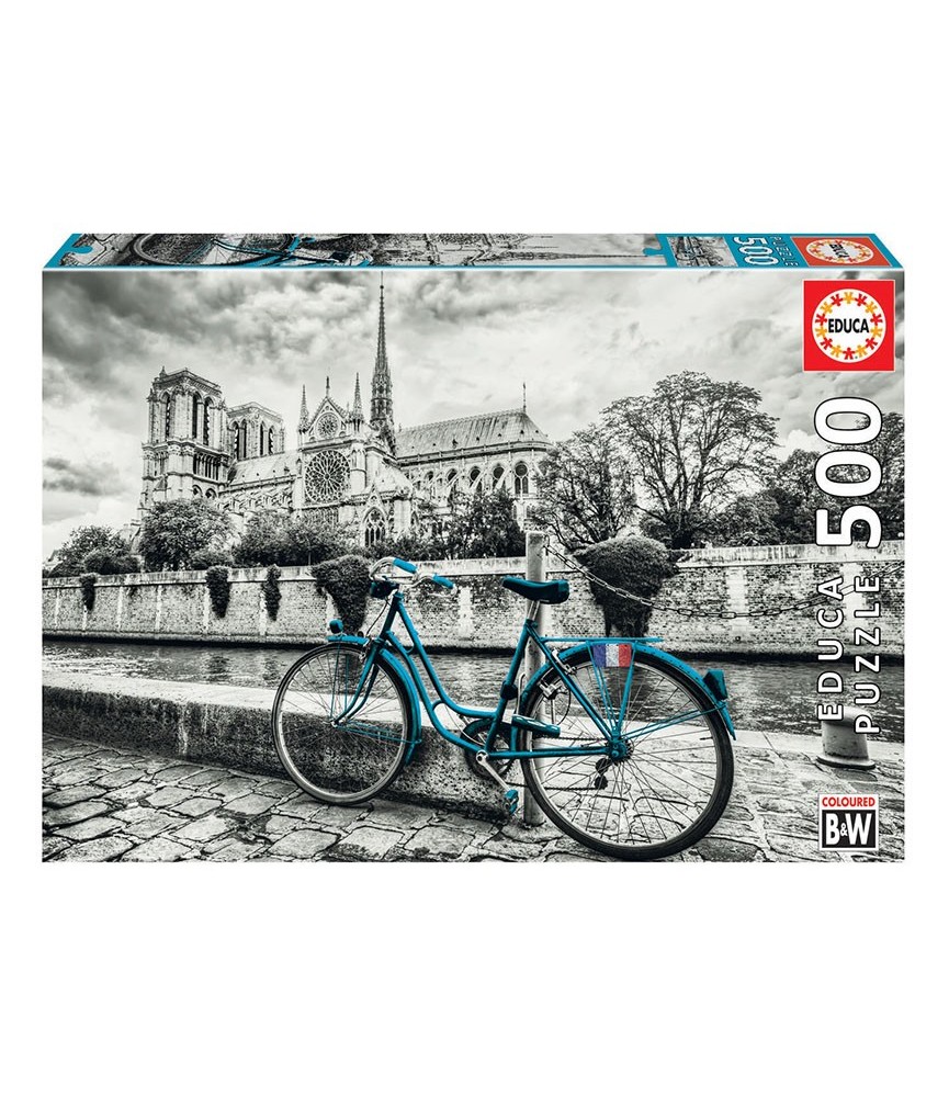 Educa Puzzle - 500 PÇS - Bicicleta com Flores