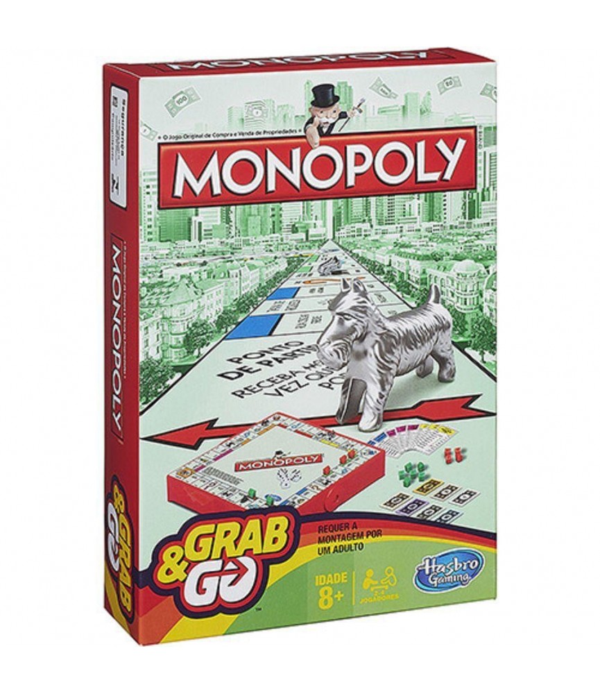 Hasbro Monopoly de Viagem Jogo de Tabuleiro