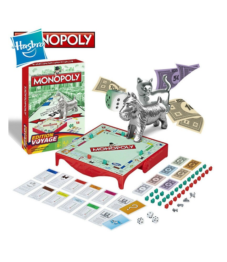 Hasbro monopoly jogo de tabuleiro de brinquedo, jogo de tabuleiro tipo  guaxinim versão atualizada do jogo das mãos fortes