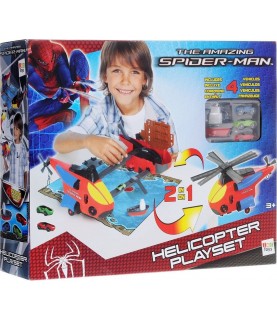 Helicóptero dobrável  Spiderman com acessórios
