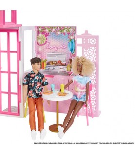 Casa Casinha da Barbie Brinquedo Menina Boneca Pronta Entrega Cor